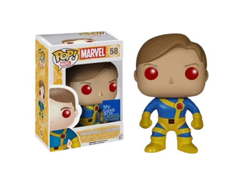 Funko - POP! - Marvel - X-Men - Cyclope sans masque n° 89 (Exclusivité My Geekbox) - Figurine en vinyle