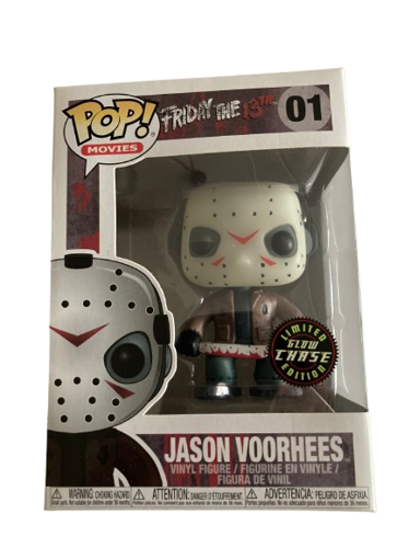 Funko - POP! - Friday the 13th - Jason Voorhees #01 (Chase) (Glow in the Dark Blue Variant) (2018 Re-Issue) - Vinyl Figure