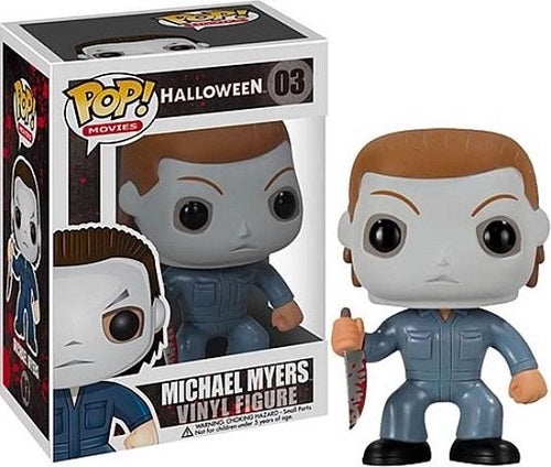Funko - POP! - Movies - Halloween - Michael Myers #03 (Blue Jumper, Bloody Knife, 2017) - Vinyl Figure