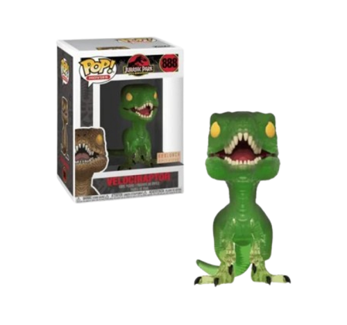 Funko - POP! - Films - Jurassic Park - Vélociraptor n° 888 (Exclusivité BoxLunch) - Figurine en vinyle