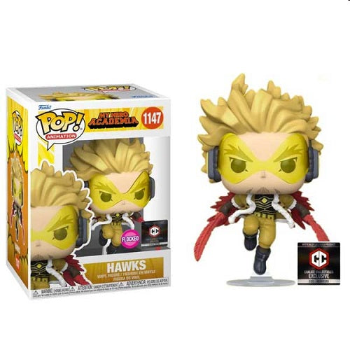 Funko - POP! - Animation - My Hero Academia - Hawks #1147 (Chalice Collectibles Exclusive, Flocked) - Vinyl Figure