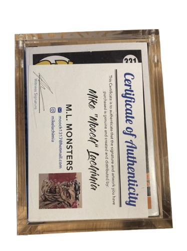 Funko POP! - Peanuts - Charlie Brown (Halloween) n° 331 - Illustration de Mike « Mooch » Lachimia (Signée et certifiée) - Figurine en vinyle