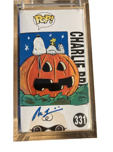 Funko POP! - Peanuts - Charlie Brown (Halloween) #331 - Illustration by Mike "Mooch" Lachimia (Signed and Certed) - Vinyl Figure