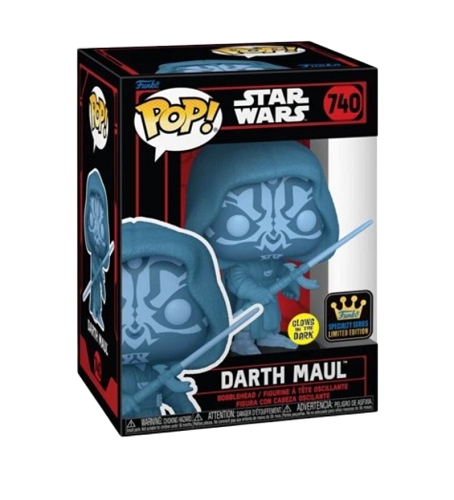 Funko - POP! - Star Wars - Dark Side - Darth Maul #740 (Specialty Series, Holographic Glow in the Dark) - Vinyl Figure