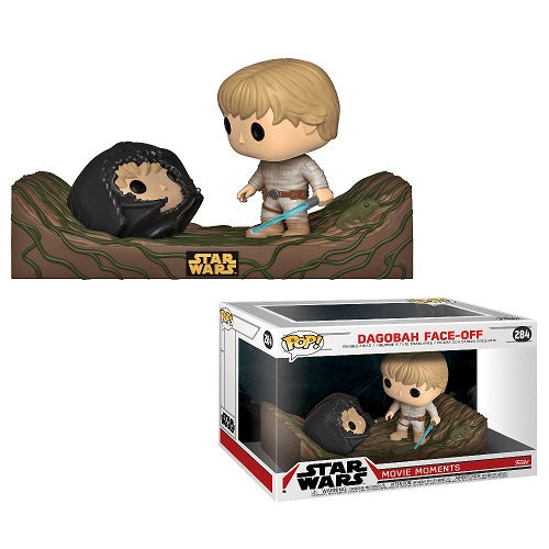 Funko - POP! - Star Wars - Movie Moments - Dagobah Face-Off #284 (Exclusivité Star Wars Smuggler's Bounty) - Figurine en vinyle
