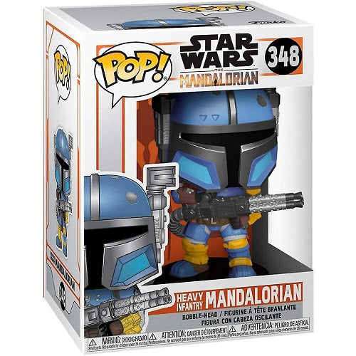 Funko - POP! - Star Wars - The Mandalorian - Heavy Infantry Mandalorian #348 - Vinyl Figure