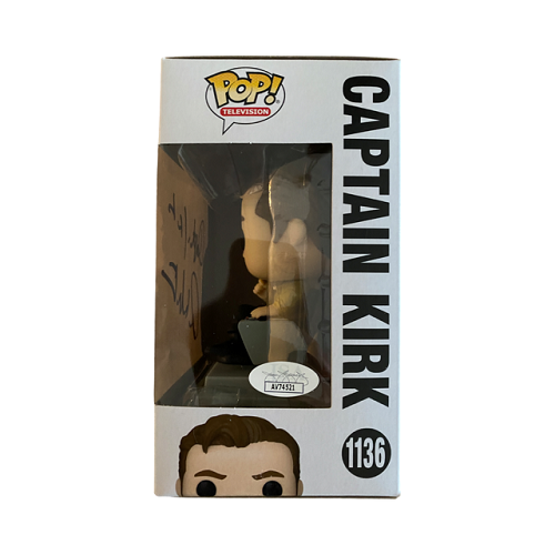 Funko POP! - Star Trek - Captain Kirk #1136 - Signed by William Shatner (COA JSA) - Vinyl Figure
