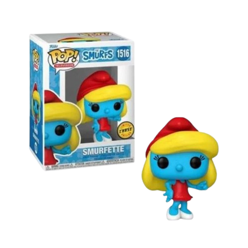 Funko - POP! - Television - The Smurfs - Smurfette #1516 (CHASE, Red Dress) - Vinyl Figure
