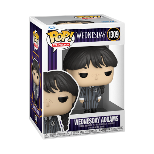 Funko - POP! - Télévision - Mercredi - Mercredi Addams n° 1309 - Figurine en vinyle