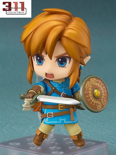 Good Smile Company – Nendoroid – Zelda: Breath of the Wild – Link Ver. DX Edition (5. Auflage) – 10 cm große Actionfigur