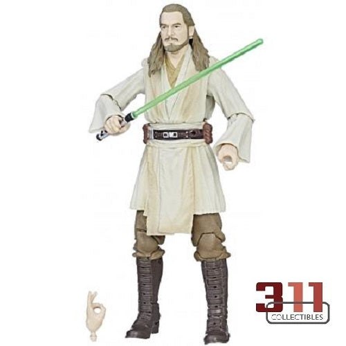 Hasbro - Black Series - Star Wars - Force Awakens 2015–2018 - Qui-Gon Jinn #40 (Loose Figure) - 6” Action Figure