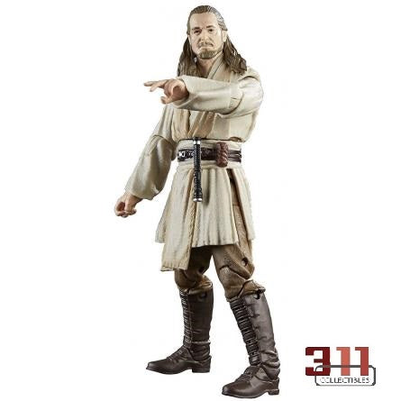 Hasbro - Black Series - Star Wars - Force Awakens 2015–2018 - Qui-Gon Jinn #40 (Loose Figure) - 6” Action Figure