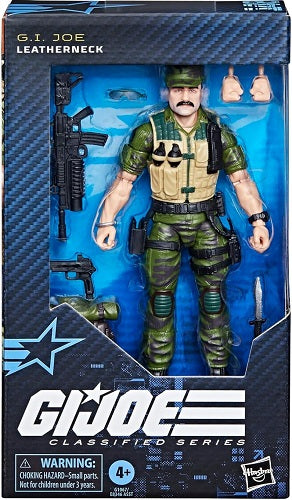 Hasbro - GI Joe - Série Classified - Leatherneck (148) - Figurine articulée de 15 cm