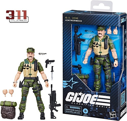 Hasbro – GI Joe – Classified Series – Leatherneck (#148) – 15 cm große Actionfigur