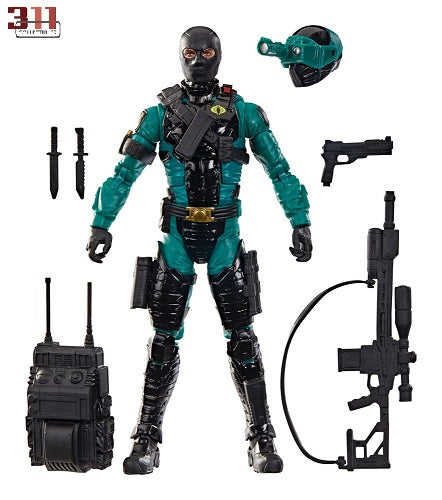 Hasbro - G.I. Joe - Classified Series - Night Viper #187 (Losse figuur, zonder verpakking) - 6” Action Figure