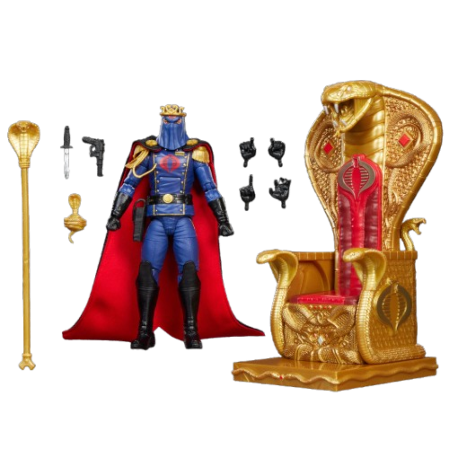 Hasbro - G.I. Joe Classified Series - Cobra Commander (Dress Uniform & Throne) #221 - 6” Action Figure Set