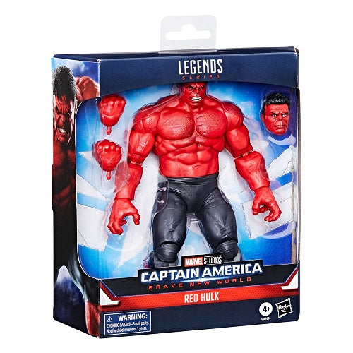 Hasbro - Marvel Legends - Captain America : Le Meilleur des mondes - Hulk rouge (G0160) - Figurine articulée de 15 cm