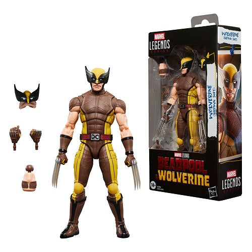 Hasbro - Marvel Legends - Deadpool & Wolverine - Wolverine (Brown Suit) - 6” Action Figure