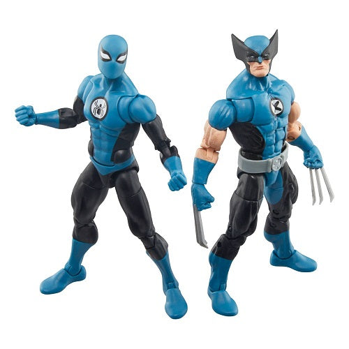 Hasbro - Marvel Legends - Les Quatre Fantastiques - Wolverine et Spider-Man (Pack de 2) (Exclusif) - Figurines articulées de 15 cm