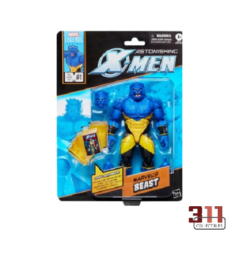 Hasbro - Marvel Legends - Retro Collection - Comic - Beast (Astonishing X-Men) - 6" Action Figure