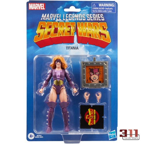 Hasbro - Marvel Legends - Retro Collection - Secret Wars (40th Anniversary) - Marvel’s Titania - 6” Action Figure