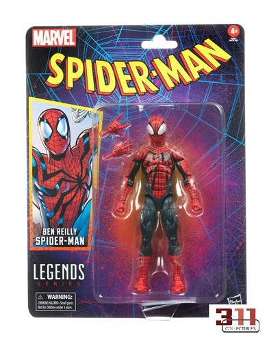 Hasbro - Marvel Legends - Retro Collection - Spider-Man - Ben Reilly (Red & Black Suit) - 6” Action Figure