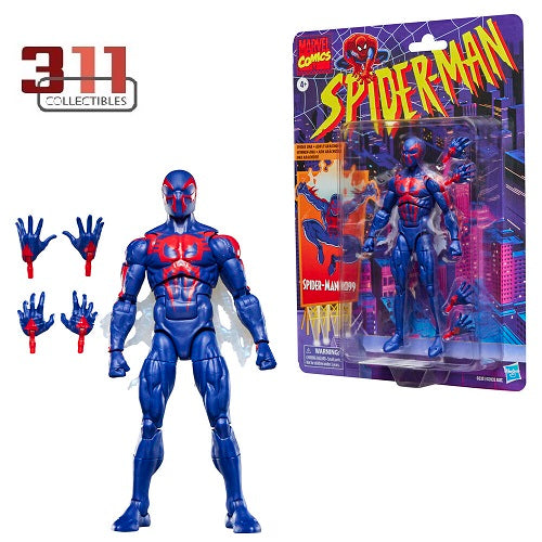 Hasbro – Marvel Legends – Retro-Kollektion – Spider-Man – Spider-Man 2099 (Retro v2) – 15 cm große Actionfigur