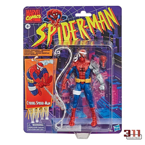 Hasbro - Marvel Legends - Retro Collection - Spider-Man: The Animated Series - Cyborg Spider-Man - 6" Action Figure