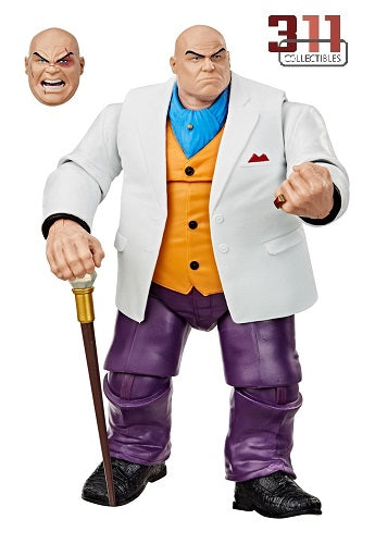 Hasbro - Marvel Legends - Retro Collection - Spider-Man: The Animated Series - Kingpin (white suit, reissue) - 6” Action Figure