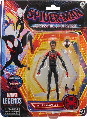 Hasbro - Marvel Legends - Collection Rétro - Spider-Man : À travers le Spider-Verse (Deuxième partie) - Miles Morales - Figurine articulée de 15 cm