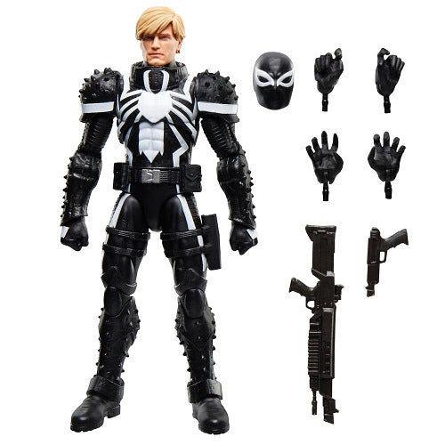 Hasbro - Marvel Legends - Collection Rétro - Spider-Man - Agent Venom (Flash Thompson) - Figurine articulée de 15 cm