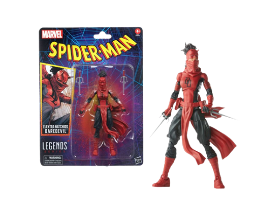 Hasbro - Marvel Legends - Retro Collection -  Spider-man - Elektra Natchios Daredevil