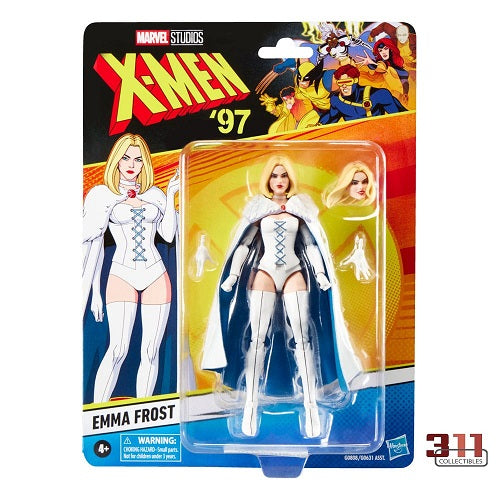 Hasbro - Marvel Legends - Collection Rétro - X-Men '97 - Emma Frost - Figurine articulée de 15 cm