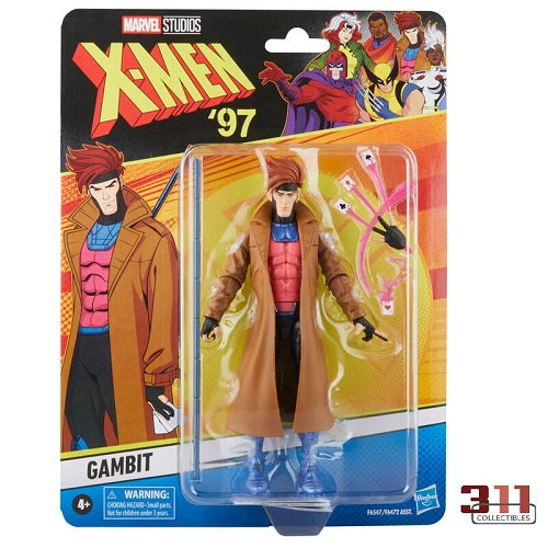 Hasbro - Marvel Legends - Retro Collection - X-Men '97 - Gambit - 6" Action Figure