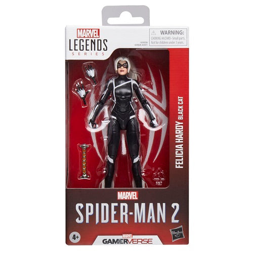 Hasbro - Marvel Legends - Spider-Man 2 (Gamerverse) - Felicia Hardy (Black Cat) - Figurine articulée de 15 cm