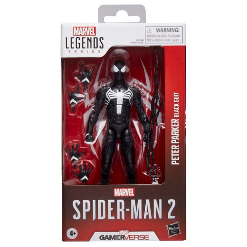 Hasbro - Marvel Legends - Spider-Man 2 (Gamerverse) - Peter Parker (Black Suit) - 6” Action Figure