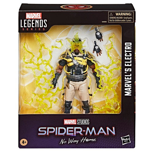 Hasbro - Marvel Legends - Spider-Man: No Way Home - Electro (Jamie Foxx) (Deluxe) - 6” Action Figure