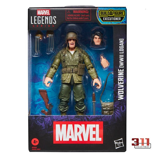 Hasbro - Marvel Legends - Wolverine (WWII Logan) (Executioner BAF Wave) - 6" Action Figure