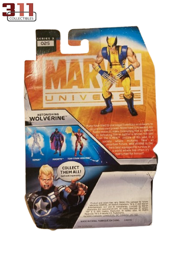 Hasbro - Marvel Universe - Series 03 - Astonishing Wolverine #25 - 3.75” Action Figure