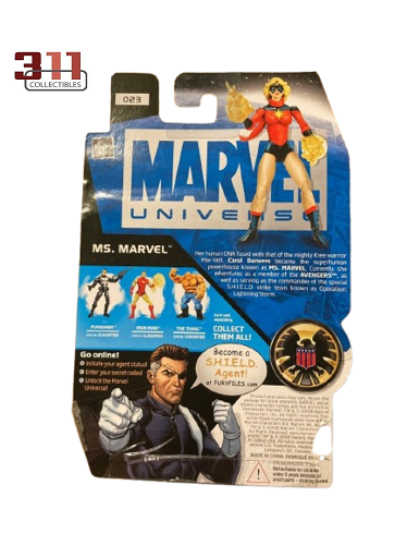 Hasbro - Marvel Universe - Series 03 - Ms. Marvel (Carol Danvers) #23 - 3.75” Action Figure