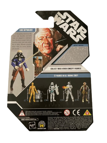 Hasbro - Star Wars - 30e anniversaire - Concept McQuarrie - Luke Skywalker (Pièce argentée) (Star Wars Celebration) - Figurine articulée de 9,5 cm