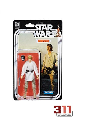 Hasbro - Star Wars - Black Series - 40th Anniversary - Luke Skywalker (A New Hope) - 6” Action Figure