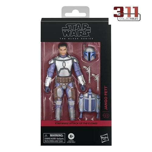 Hasbro - Star Wars - Black Series - Attack of The Clones - Jango Fett (Temuera Morrison face) (AOTC 10) - 6” Action Figure