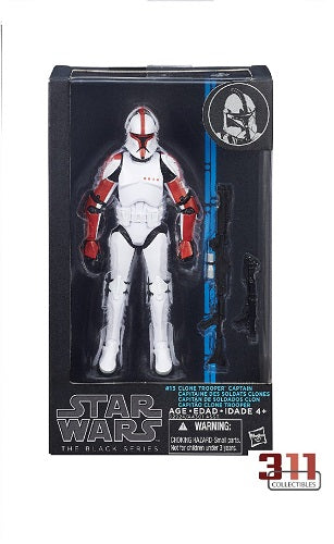 Hasbro - Star Wars - Black Series - Blue Line Wave - Clone Trooper Captain #13 - 6” Action Figure