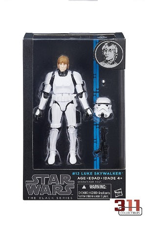 Hasbro - Star Wars - Black Series - Blue Line Wave - Luke Skywalker (Storm Trooper Disguise) #12 - 6” Action Figure