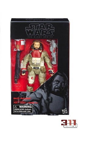 Hasbro - Star Wars - Black Series - Force Awakens 2015-2018 - Baze Malbus #37 - 6” Action Figure