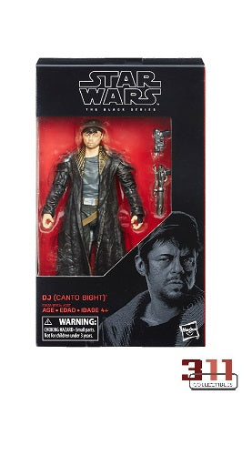 Hasbro - Star Wars - Black Series - Force Awakens 2015-2018 - DJ (Canto Bight) #57 - 6” Action Figure (DMG)