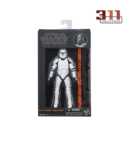 Hasbro - Star Wars - Black Series - Orange Line Wave - Clone Trooper #14 (Attack of the Clones) - 6” Action Figure