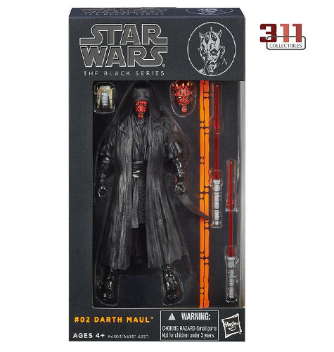 Hasbro - Star Wars - Black Series - Orange Line Wave - Darth Maul #02 - 6” Action Figure