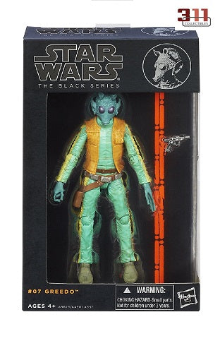 Hasbro - Star Wars - Black Series - Orange Line Wave - Greedo #07 - 6” Action Figure